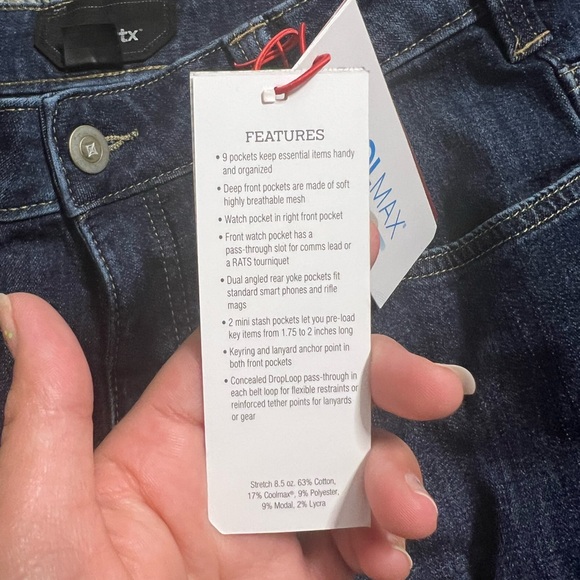 Vertx cool max hayes high rise straight denim jeans NWT - Picture 5 of 9